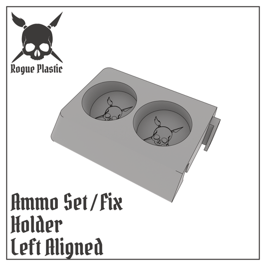 Decal Setting Softening Fixing Solution Bottle Holder ForAmmo By MIG (Single or Modular)