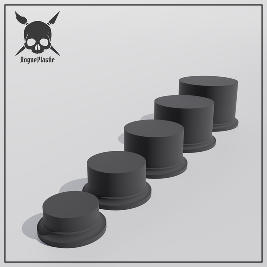Circle Base Elevated Display Stands Plinths For Miniatures & Scale Models