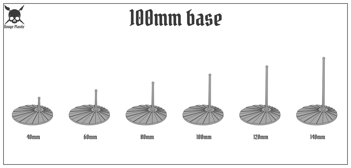 Scale Model Airplane Flight Stand With Roundel Base - Rising Sun
