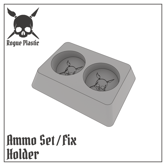 Decal Setting Softening Fixing Solution Bottle Holder ForAmmo By MIG (Single or Modular)