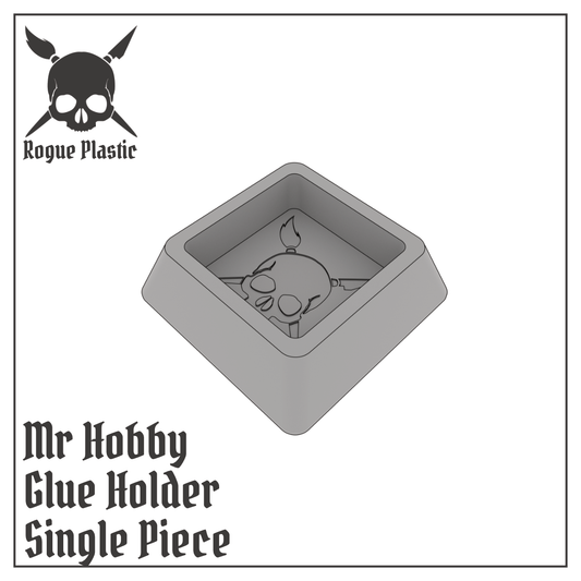 Glue Liquid Bottle Holder For Mr Hobby - Single Or Modular (Compatible with other Mor Hobby  square bottles)