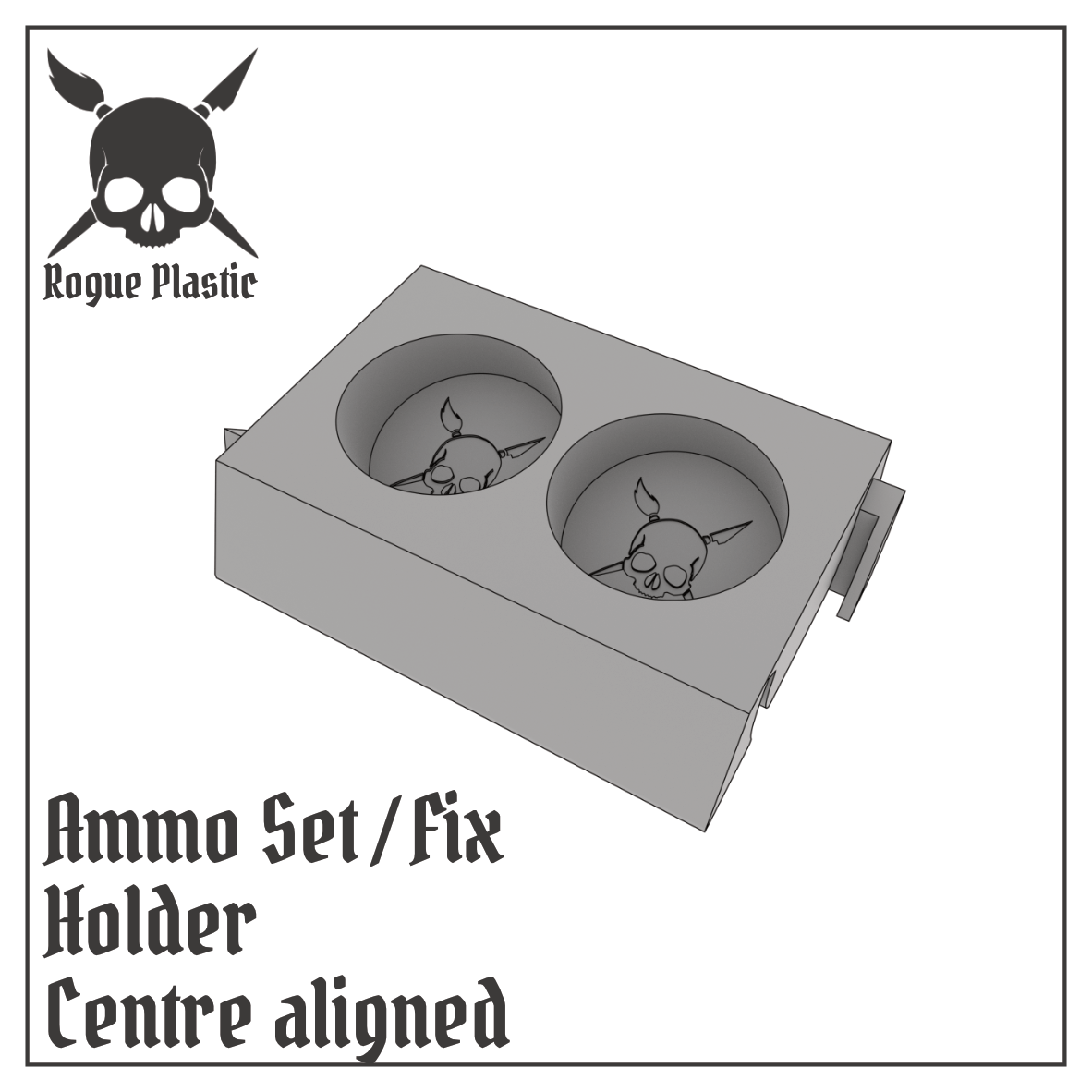 Decal Setting Softening Fixing Solution Bottle Holder ForAmmo By MIG (Single or Modular)