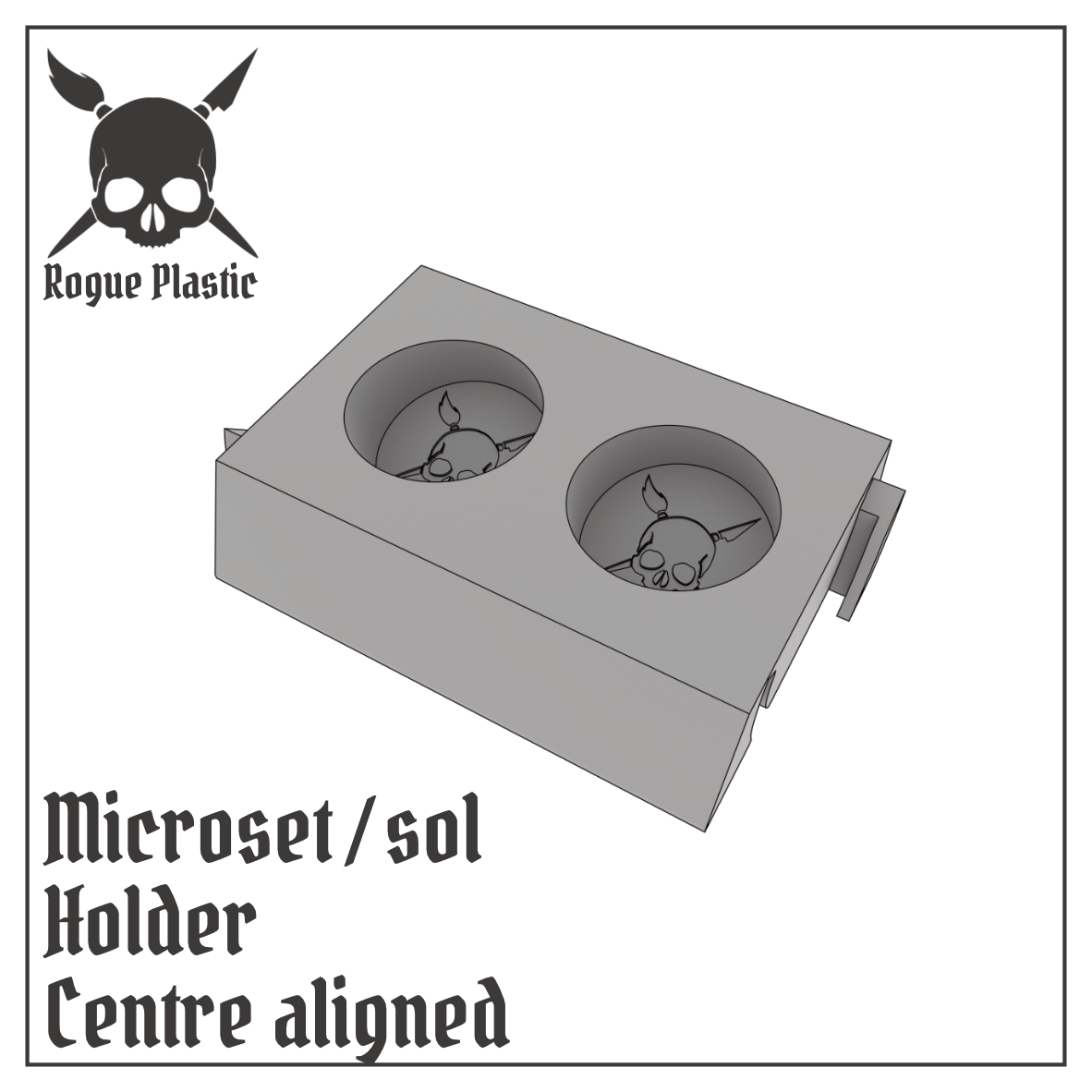 Decal Setting Softening Fixing Solution Bottle Holder For Microsol and Microset (Single or Modular)