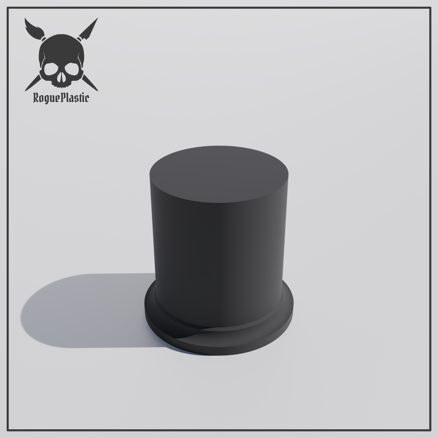 Circle Base Elevated Display Stands Plinths For Miniatures & Scale Models