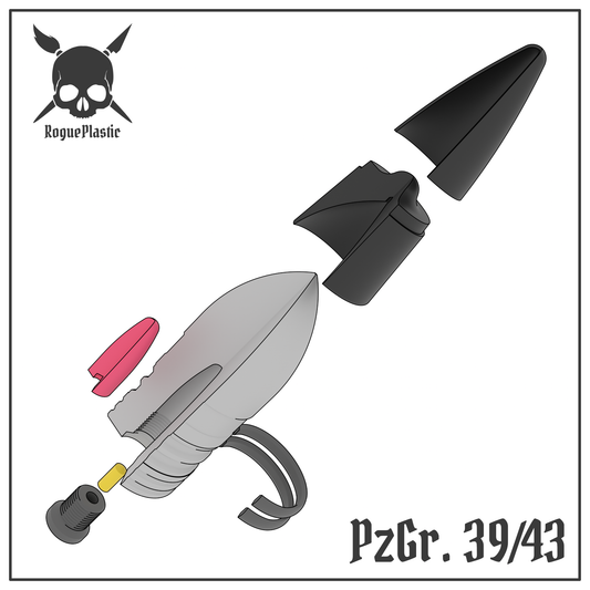 8.8cm Panzergranate 39 Full size Tank Shell Ornament