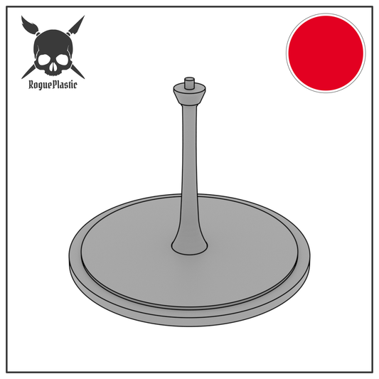 Scale Model Airplane Flight Stand With Roundel Base - Japanese Air Force