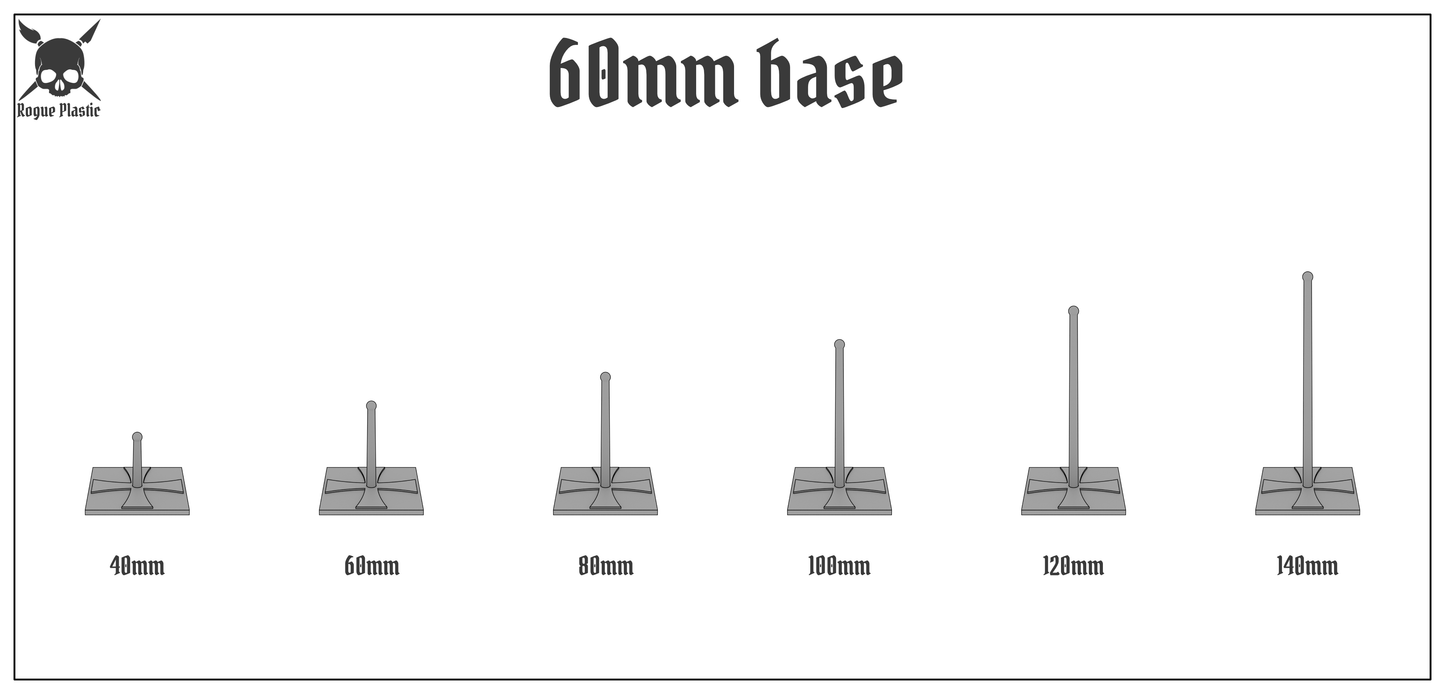 Scale Model Airplane Flight Stand With Roundel Base - The Iron Cross 1914-15