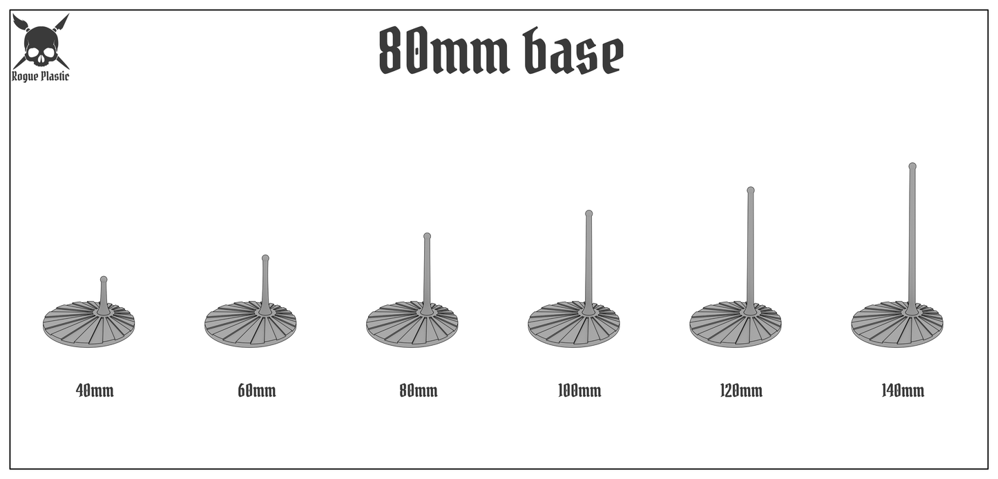 Scale Model Airplane Flight Stand With Roundel Base - Rising Sun