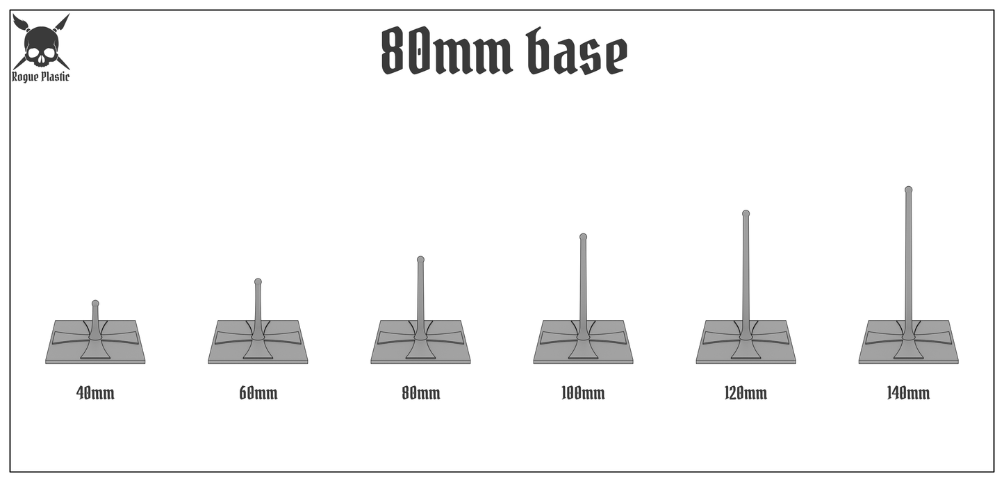 Scale Model Airplane Flight Stand With Roundel Base - The Iron Cross 1914-15