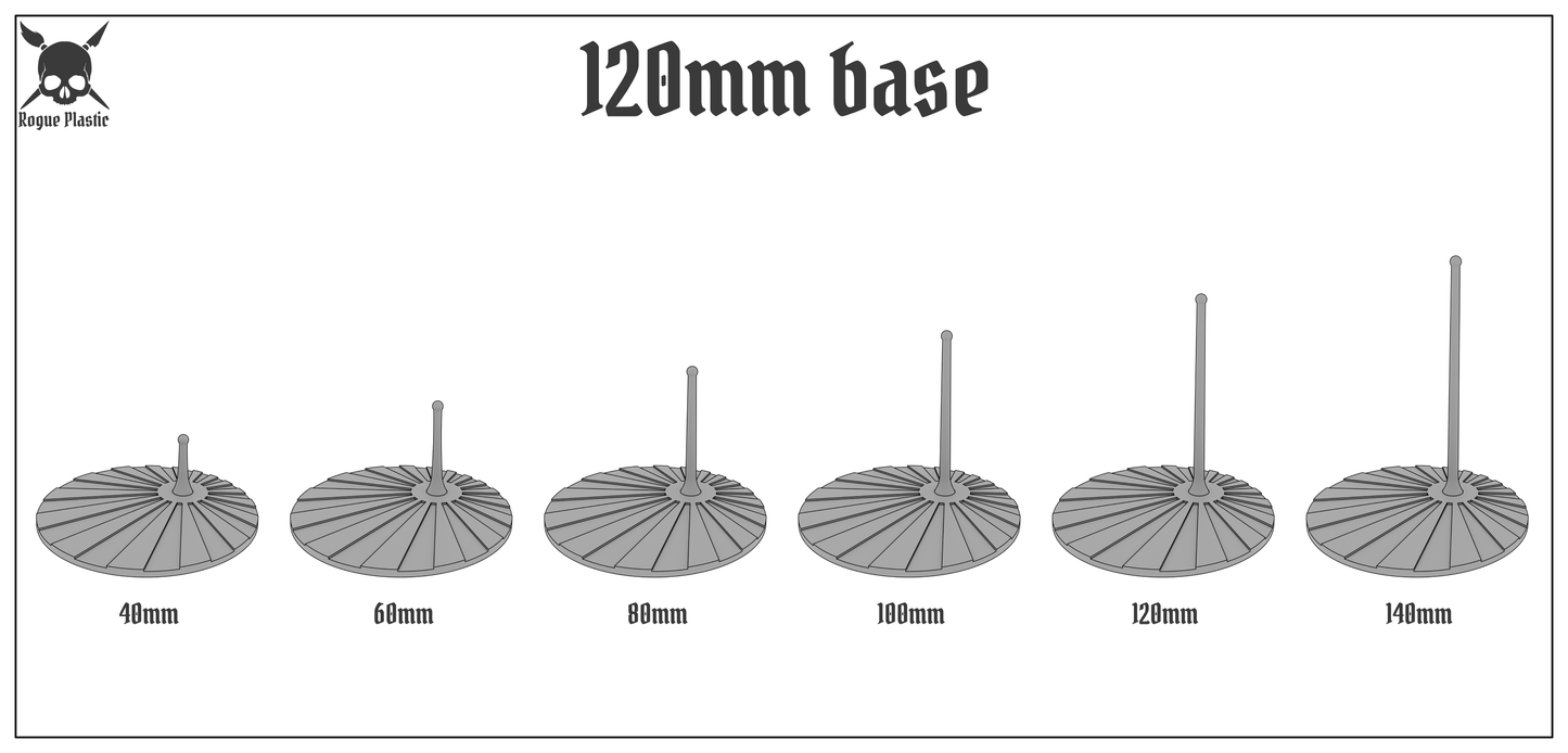 Scale Model Airplane Flight Stand With Roundel Base - Rising Sun