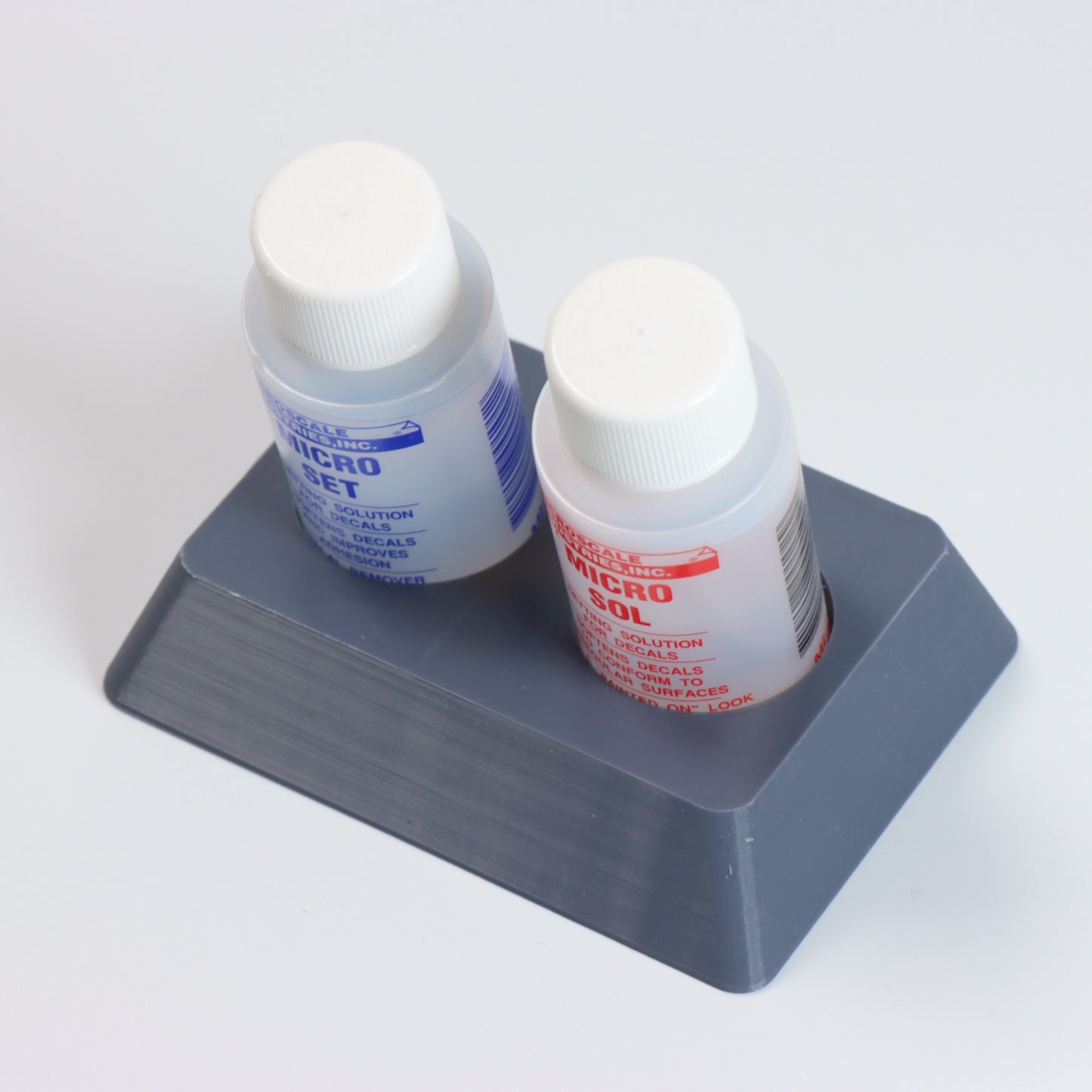 Decal Setting Softening Fixing Solution Bottle Holder For Microsol and Microset (Single or Modular)