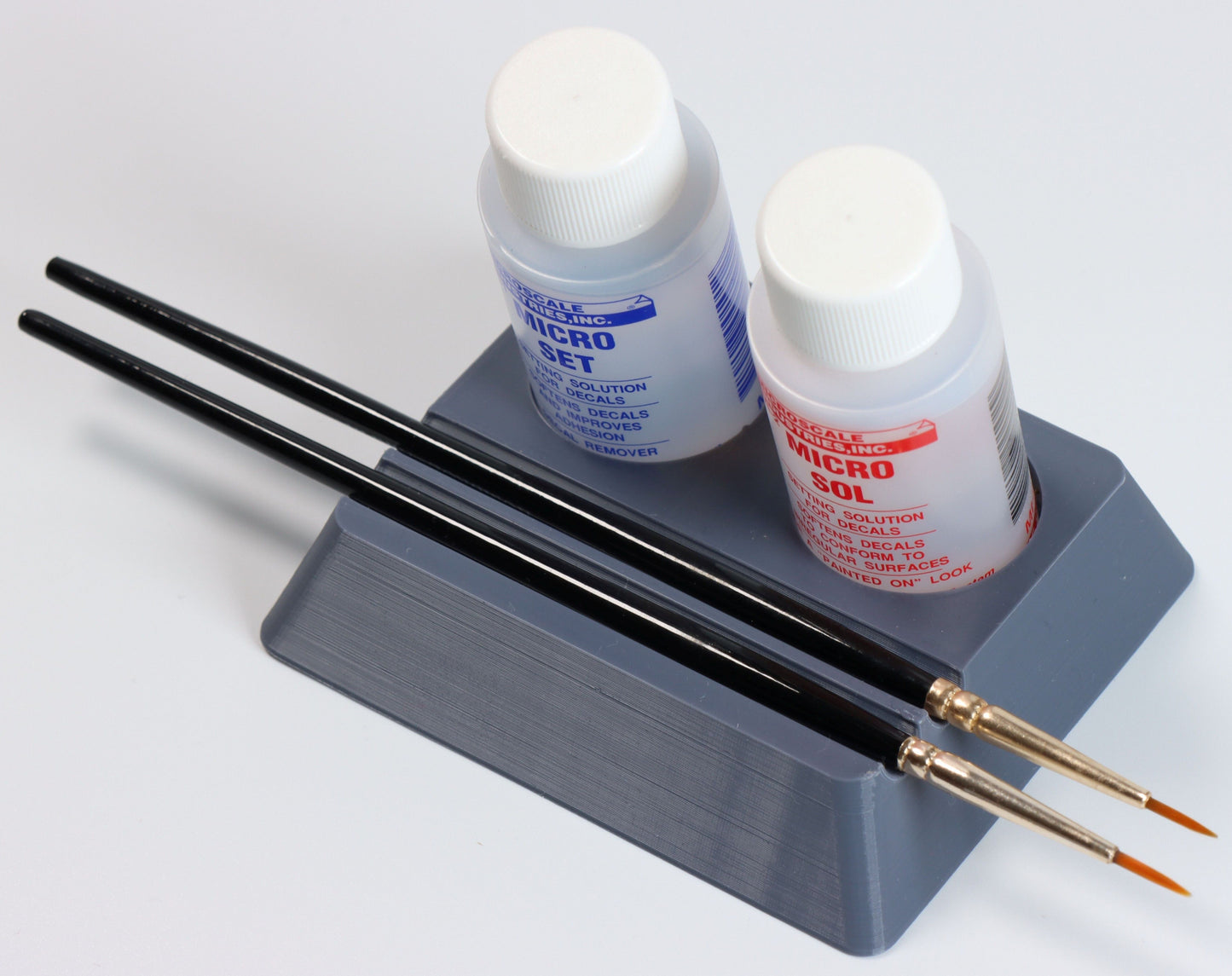 Decal Setting Softening Fixing Solution Bottle Holder For Microsol and Microset (Single or Modular)