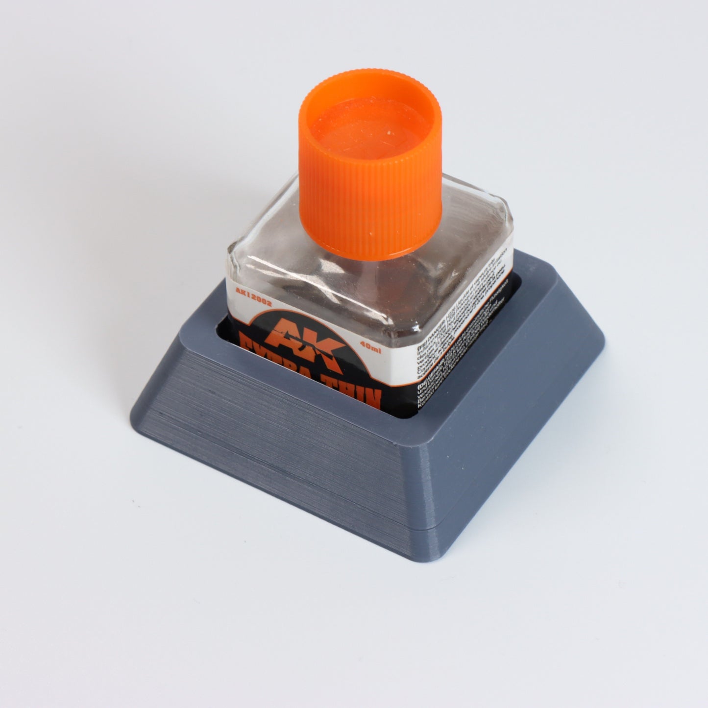 Glue Liquid Bottle Holder For Tamiya and AK - Single Or Modular (Compatible with other Tamiya and AK square bottles)